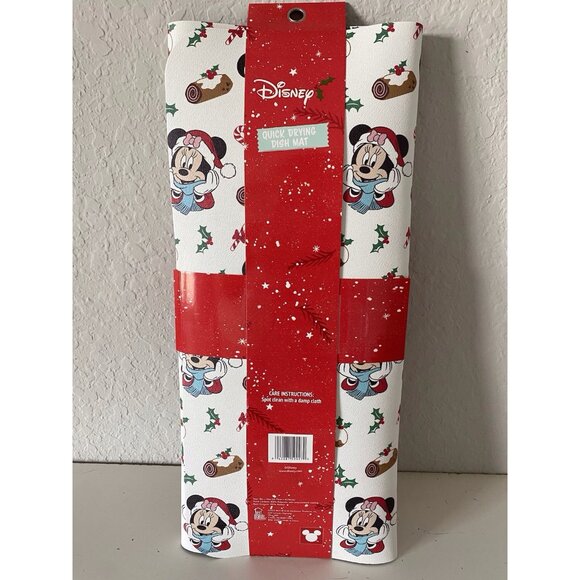 Disney Mickey Minnie QUICK DRYING RUBBER Kitchen Mat Christmas Santa 18 X 24” - Picture 6 of 14